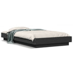 Bettgestell Schwarz 75x190 cm Holzwerkstoff