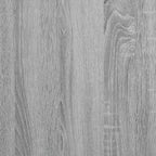 Bettgestell mit Schubladen Grau Sonoma 75x190 cm Holzwerkstoff