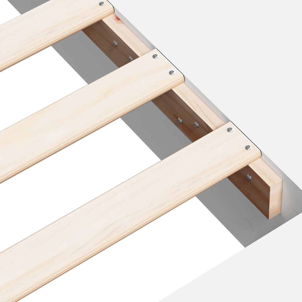 Bettgestell Weiß 150x200 cm Holzwerkstoff