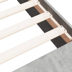 Bettgestell Betongrau 90x190 cm Holzwerkstoff