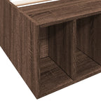 Bettgestell Braun Eichen-Optik 75x190 cm Holzwerkstoff