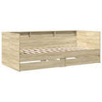 Tagesbett mit Schubladen ohne Matratze Sonoma-Eiche 90x200 cm