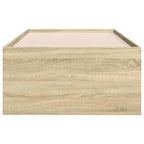 Tagesbett mit Schubladen ohne Matratze Sonoma-Eiche 90x200 cm
