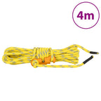 Zeltleinen mit Seilspannern 8 Stk. Reflektierend 4 m 4 mm