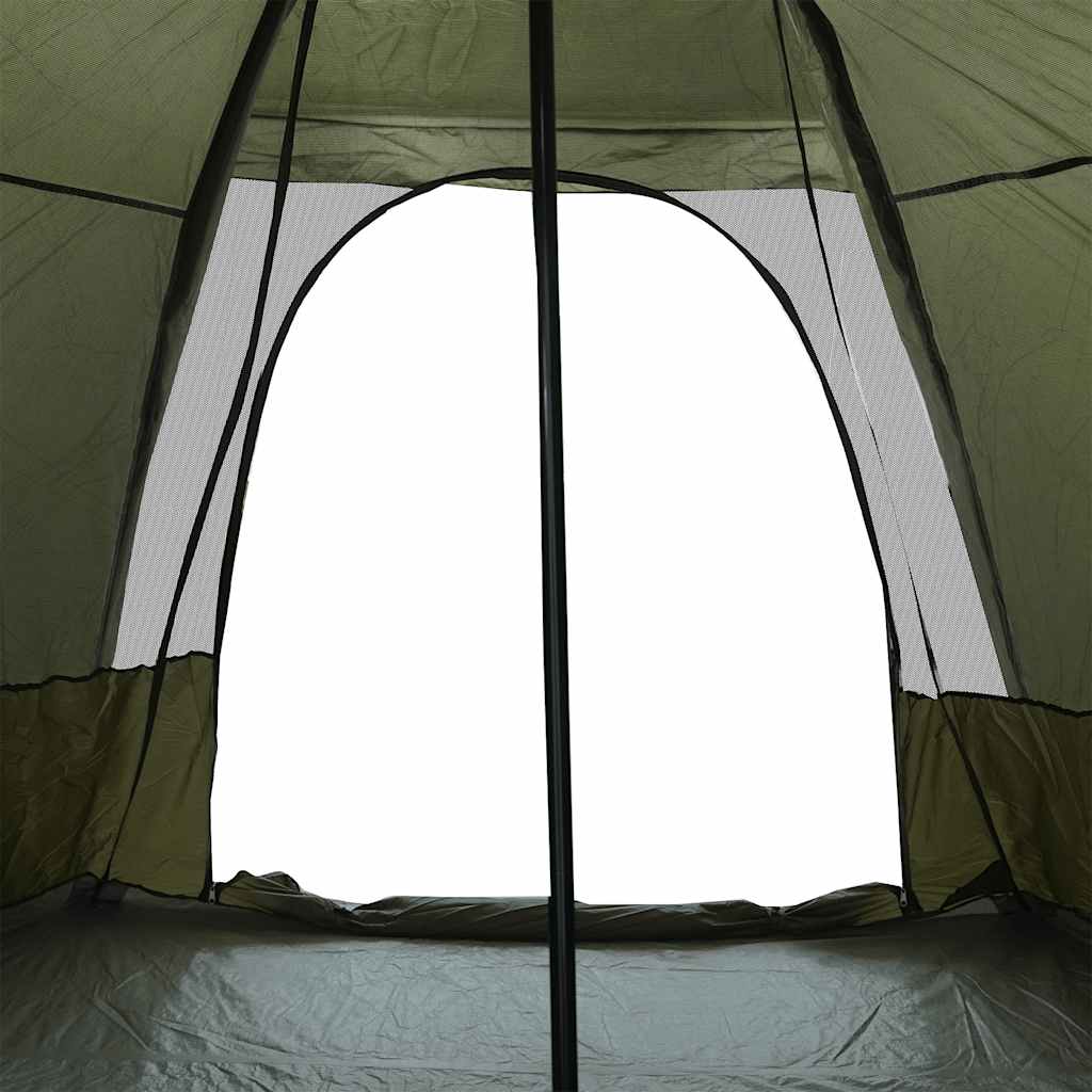 Tipi-Familienzelt 6 Personen Braun Wasserdicht