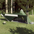 Tipi-Familienzelt 8 Personen Grün Wasserdicht