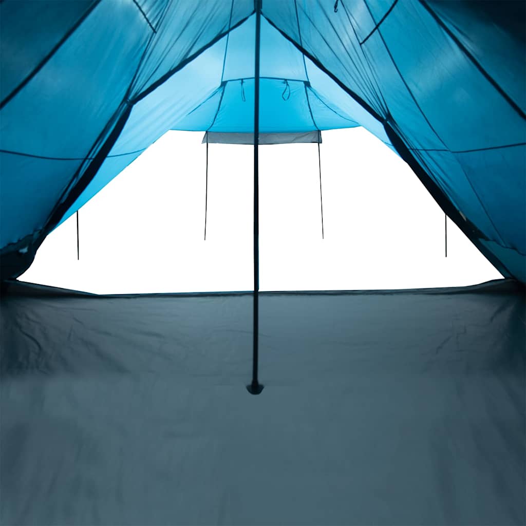 Tipi-Familienzelt 8 Personen Blau Wasserdicht