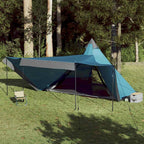 Tipi-Familienzelt 8 Personen Blau Wasserdicht