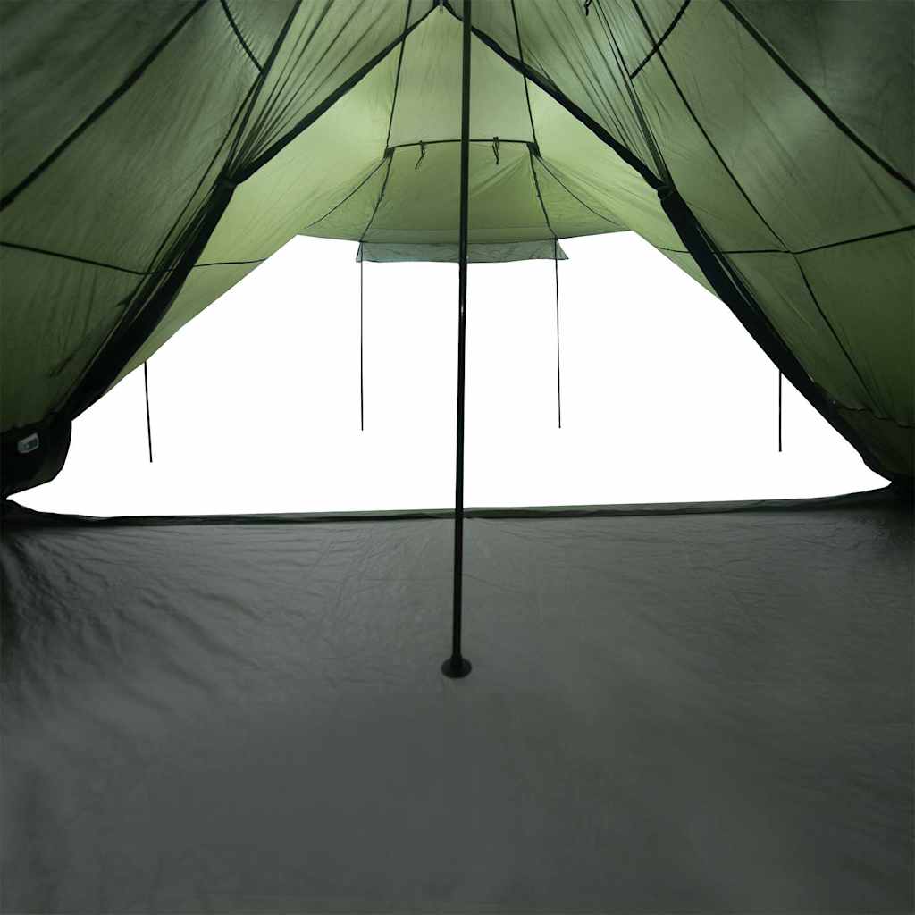 Tipi-Familienzelt 8 Personen Olivgrün Wasserdicht