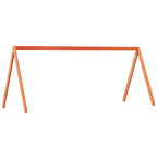 Hochbett mit Dach Wachsbraun 75x190 cm Massivholz Kiefer