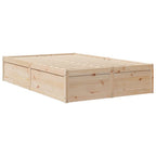 Massivholzbett ohne Matratze 135x190 cm Kiefernholz