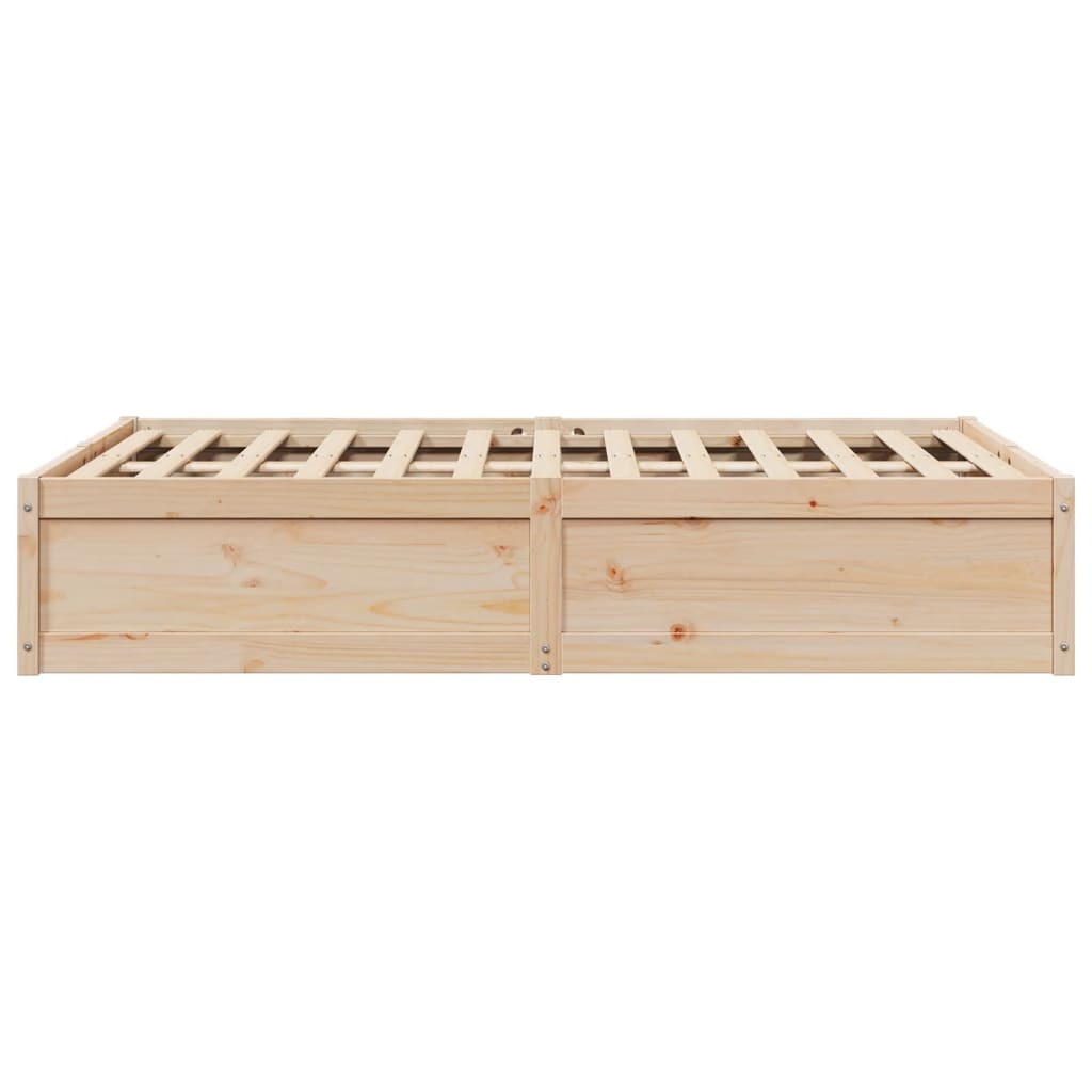 Massivholzbett ohne Matratze 135x190 cm Kiefernholz