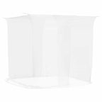 Moskitonetz zum Aufhängen 156 Mesh Weiß 220x200x210 cm