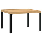 7-tlg. Garten-Sofagarnitur mit Kissen Schwarz Aluminium