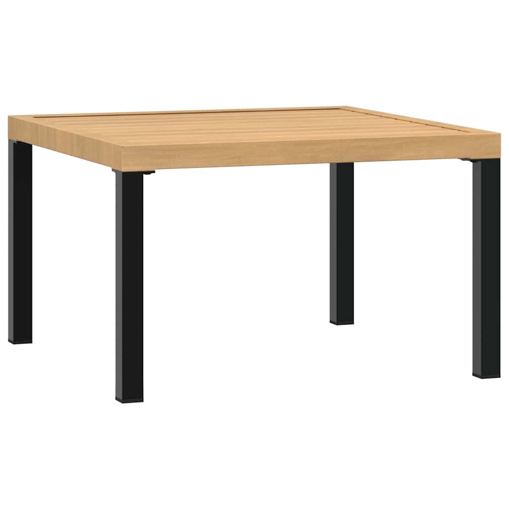 7-tlg. Garten-Sofagarnitur mit Kissen Schwarz Aluminium