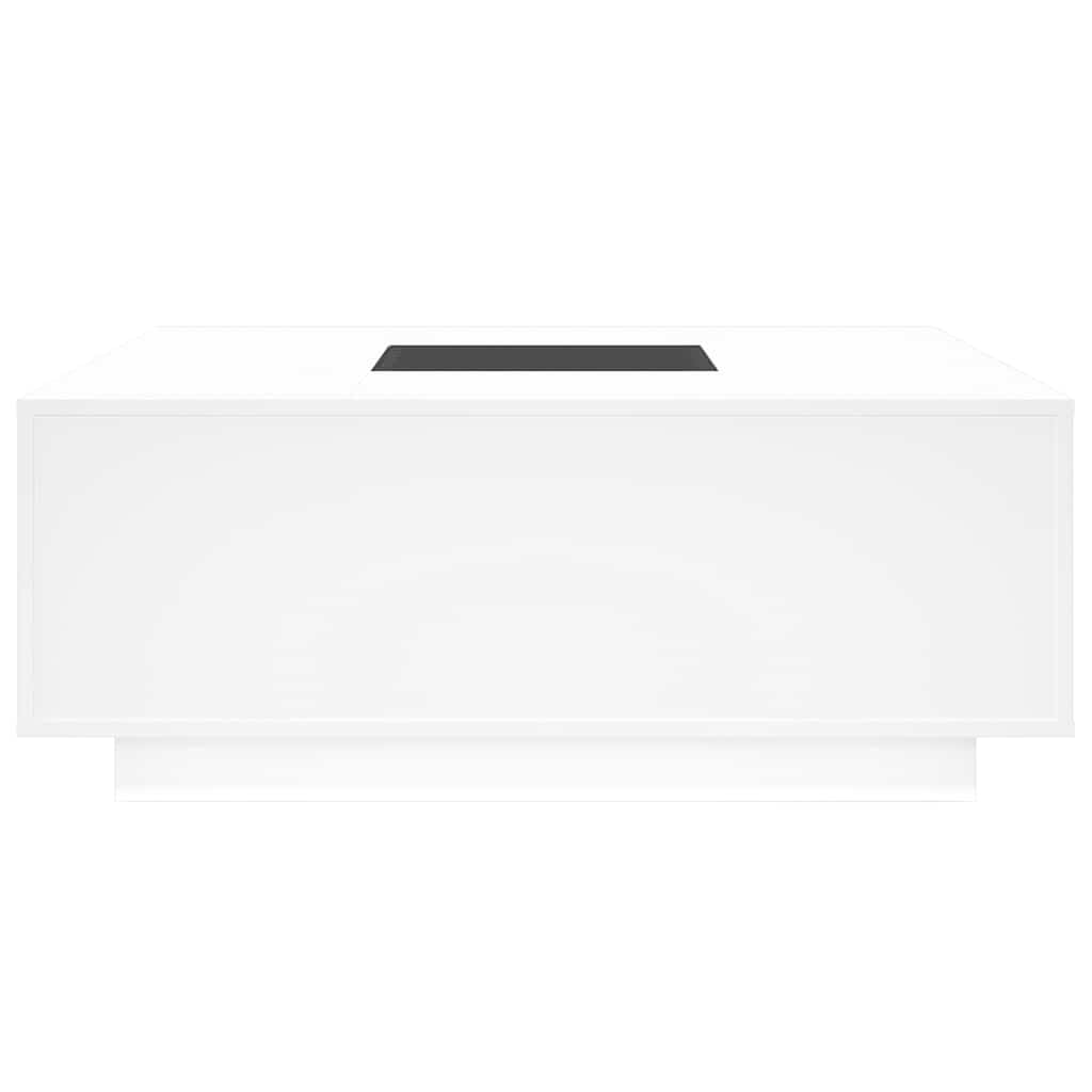Couchtisch mit Infinity-LED Weiß 100x100x40 cm