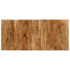 Bartisch Traktor Rot und Braun 55x120x107 cm Massivholz Mango