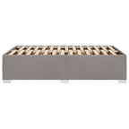 Bettgestell ohne Matratze Taupe 120x190 cm Stoff