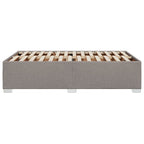 Bettgestell ohne Matratze Taupe 120x200 cm Stoff