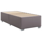 Bettgestell Grau 80x200 cm Kunstleder