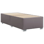 Bettgestell Grau 80x200 cm Kunstleder