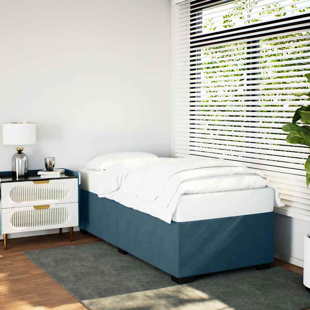Bettgestell Blau 80x200 cm Samt