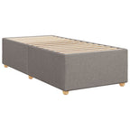 Bettgestell ohne Matratze Taupe 80x200 cm Stoff