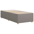 Bettgestell ohne Matratze Taupe 80x200 cm Stoff