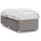 Bettgestell ohne Matratze Taupe 80x200 cm Stoff