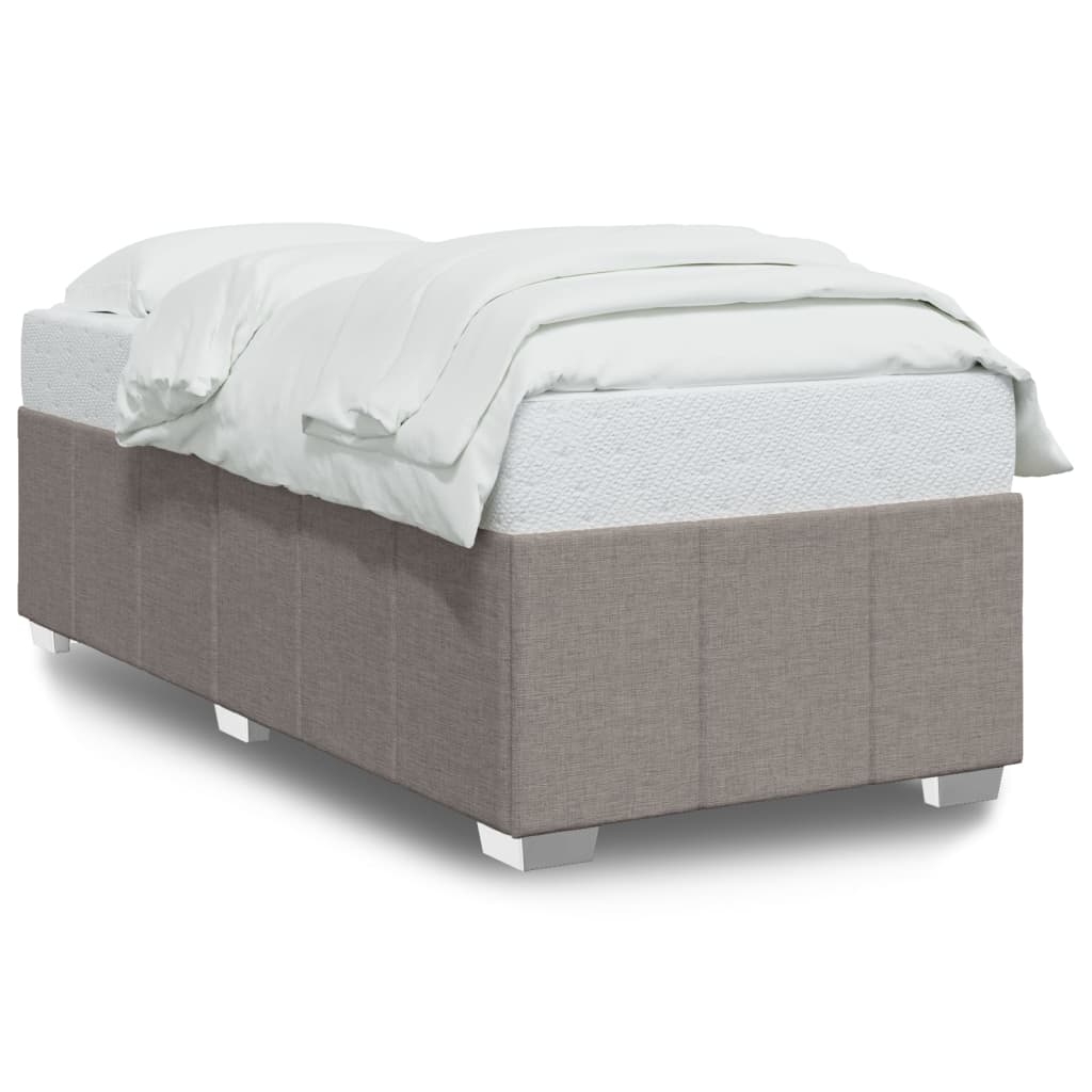 Bettgestell ohne Matratze Taupe 80x200 cm Stoff