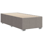 Bettgestell ohne Matratze Taupe 80x200 cm Stoff