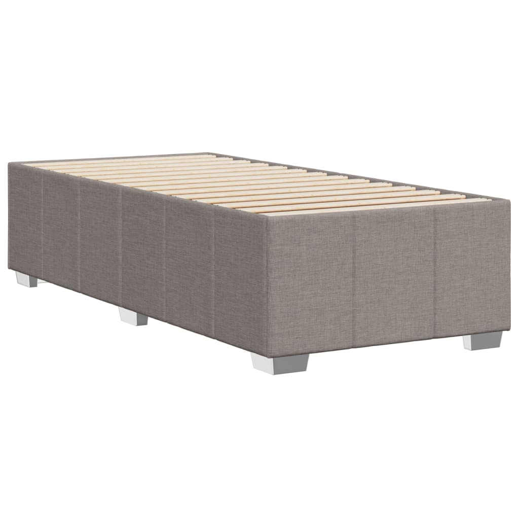 Bettgestell ohne Matratze Taupe 80x200 cm Stoff