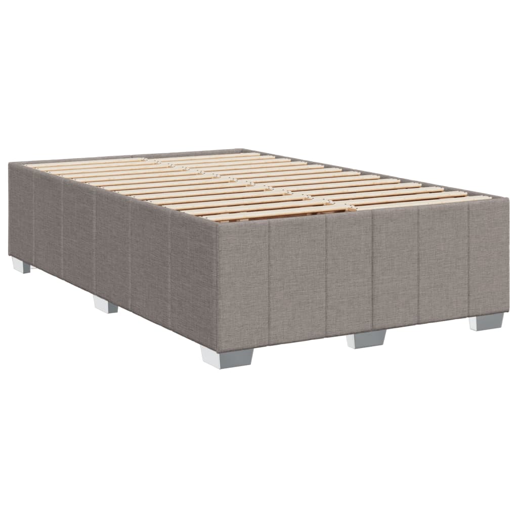 Bettgestell ohne Matratze Taupe 120x190 cm Stoff