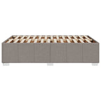 Bettgestell ohne Matratze Taupe 120x190 cm Stoff