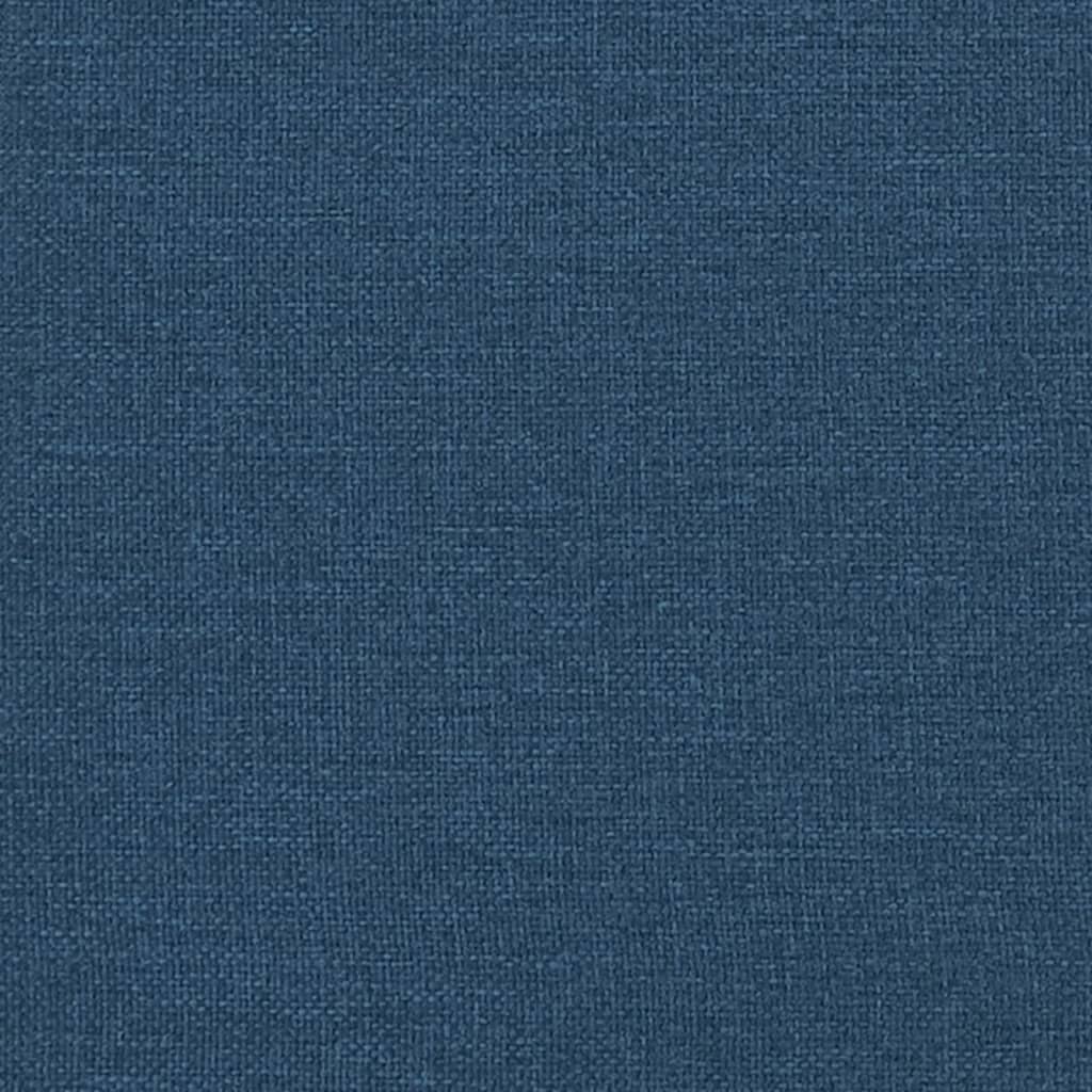 Bettgestell ohne Matratze Blau 120x200 cm Stoff