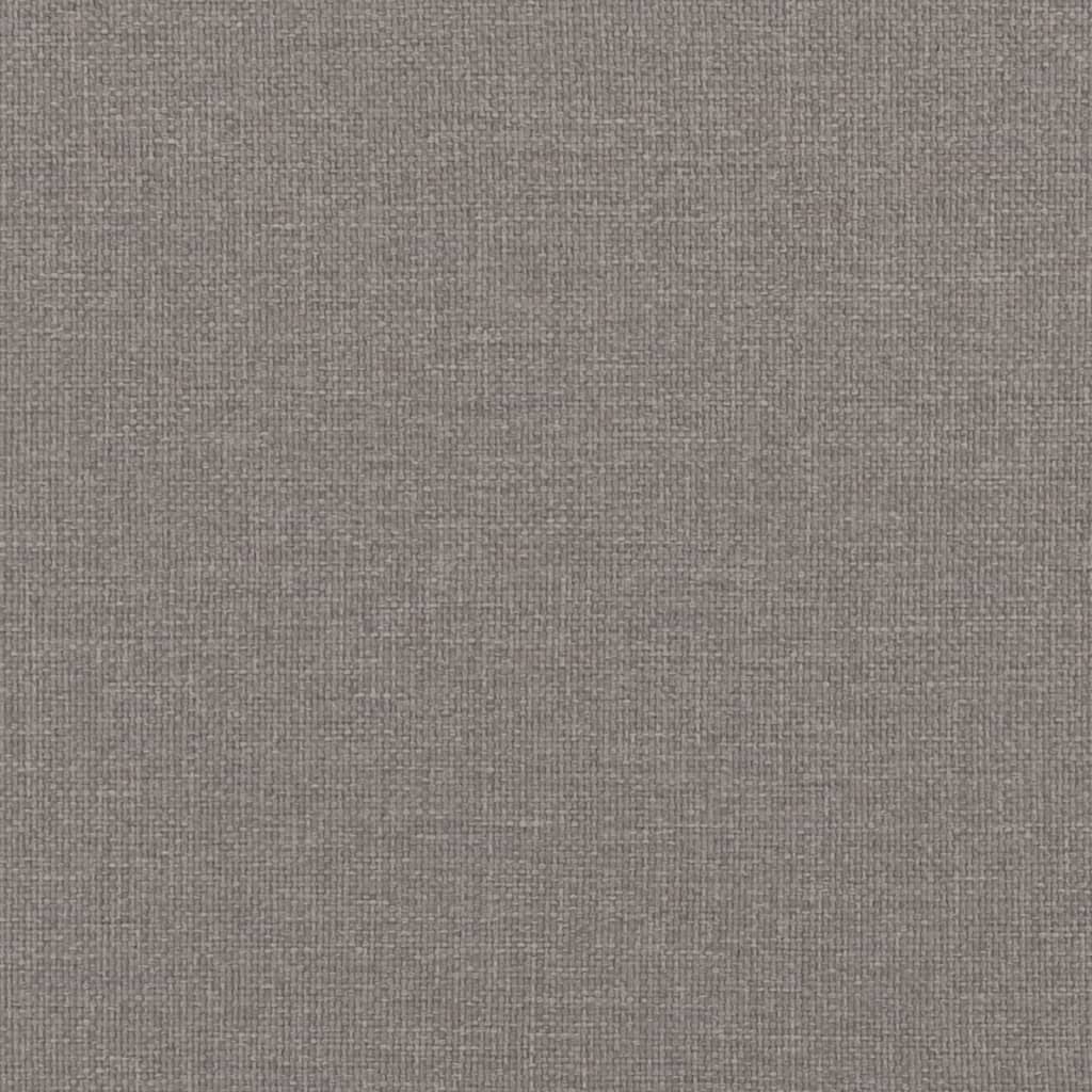 Bettgestell ohne Matratze Taupe 140x190 cm Stoff