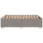 Bettgestell ohne Matratze Taupe 140x200 cm Stoff