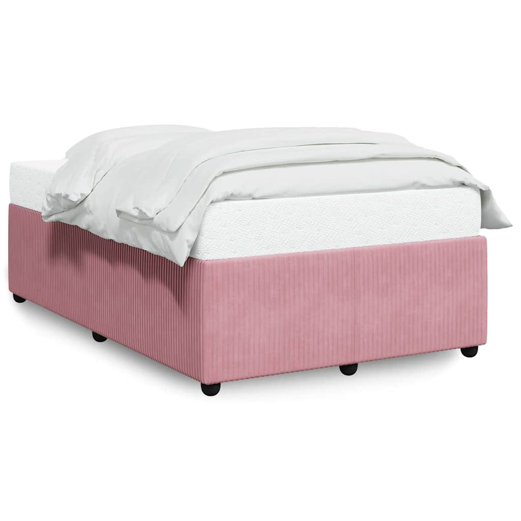 Bettgestell Rosa 120x200 cm Samt