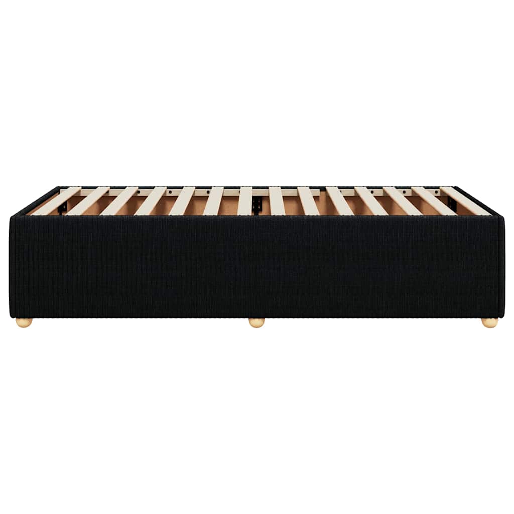 Bettgestell Schwarz Stoff
