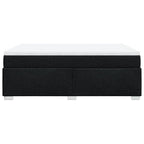 Boxspringbett mit Matratze Schwarz 140x190 cm Stoff