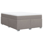 Boxspringbett mit Matratze Taupe 140x190 cm Stoff