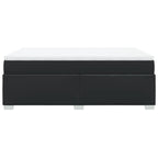 Boxspringbett mit Matratze Schwarz 140x190 cm Kunstleder
