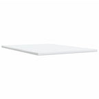 Boxspringbett mit Matratze Weiß 140x190 cm Kunstleder
