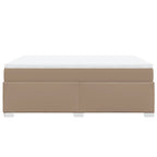 Boxspringbett Matratze Cappuccino-Braun 160x200 cm Kunstleder