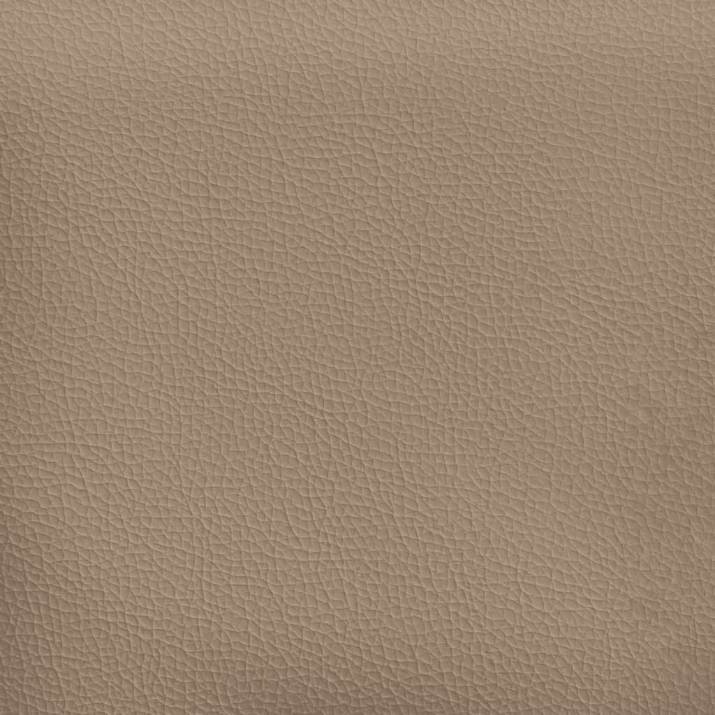 Boxspringbett Matratze Cappuccino-Braun 180x200 cm Kunstleder
