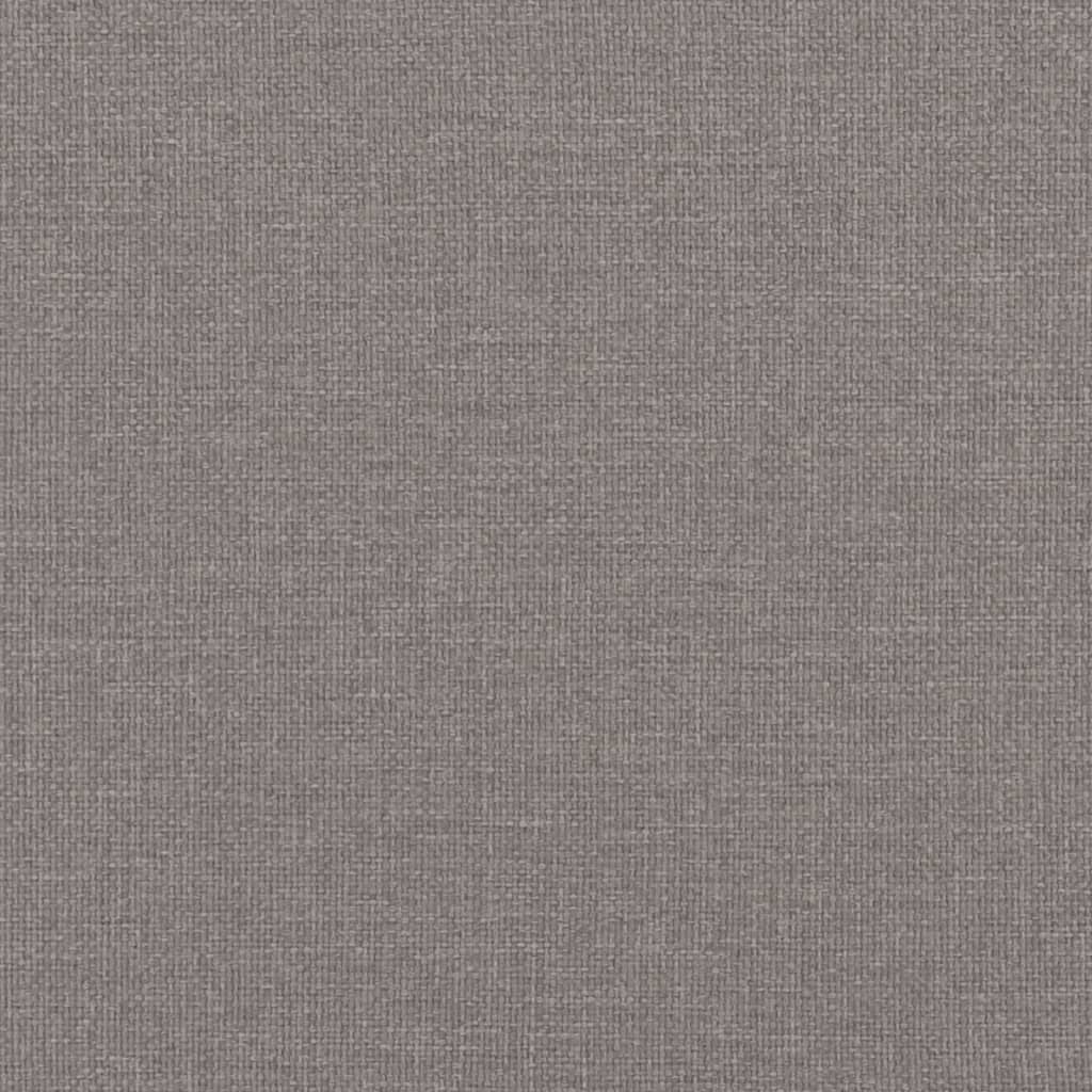 Boxspringbett mit Matratze Taupe 160x200 cm Stoff