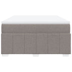Boxspringbett mit Matratze Taupe 160x200 cm Stoff