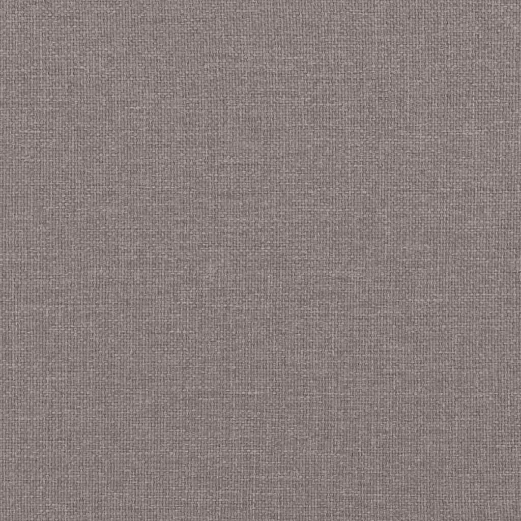 Boxspringbett mit Matratze Taupe 120x200 cm Stoff
