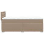 Boxspringbett Matratze Cappuccino-Braun 100x200cm Kunstleder