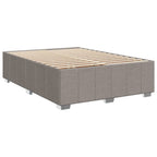 Boxspringbett mit Matratze Taupe 140x200 cm Stoff